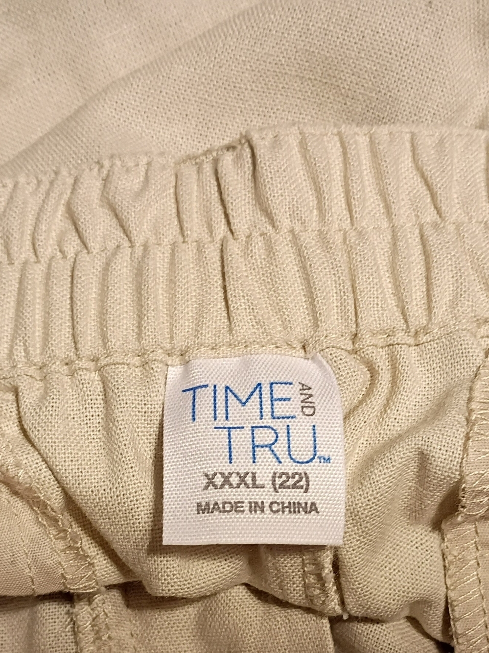 🎉✨ 2 For 10 ✨🎉 Plus Size XXXL Khaki Shorts - Picture 3 of 4
